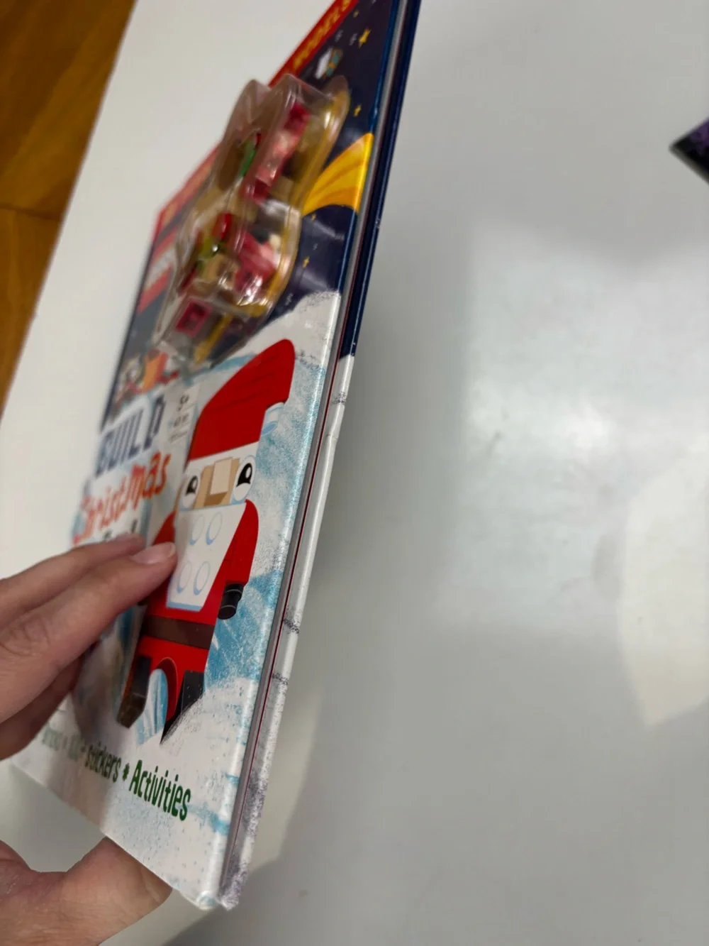 LEGO Books: Build Christmas Fun! hardcover Activity Book‎ with Minifigure
